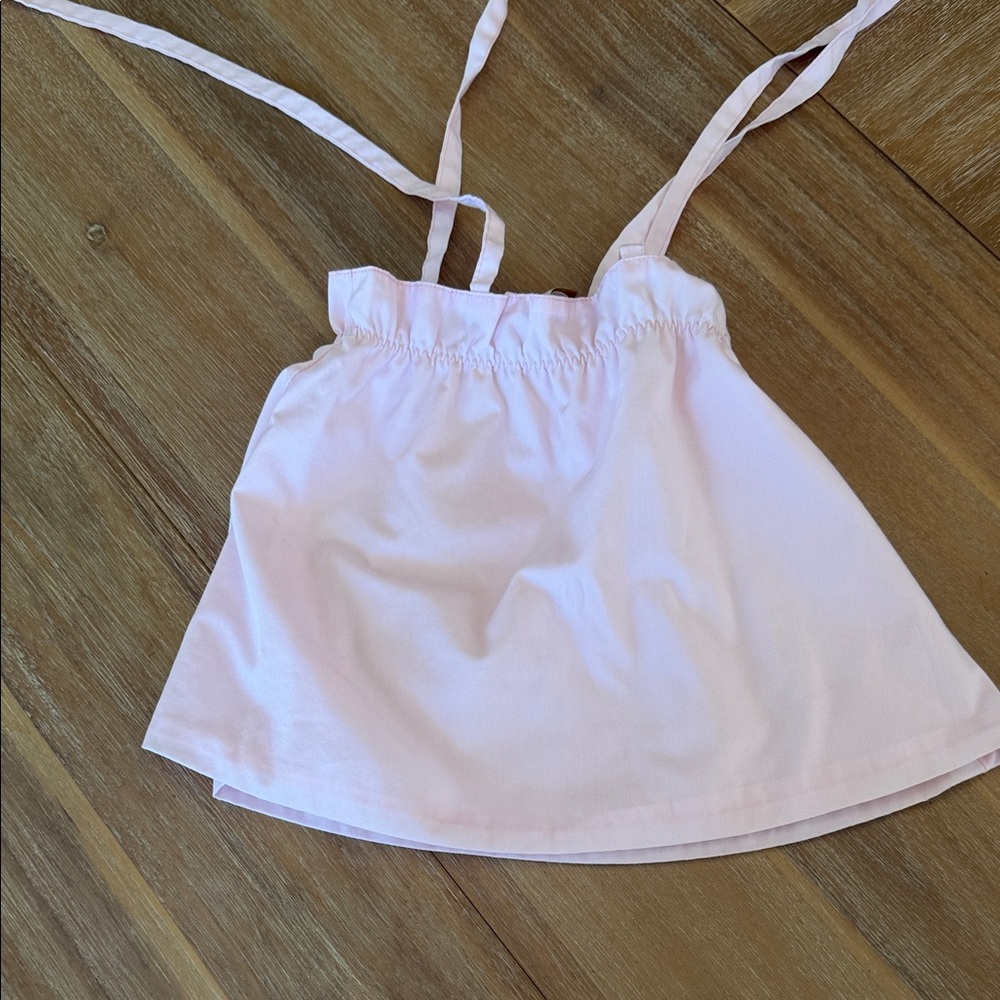 Light Pink shoulder tie swing  Top TBBC